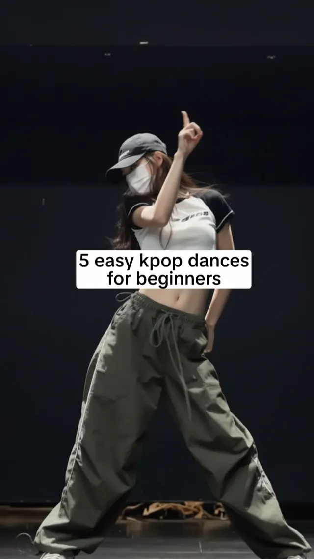 TikTok carousel cover: 5 easy kpop dances for beginners
